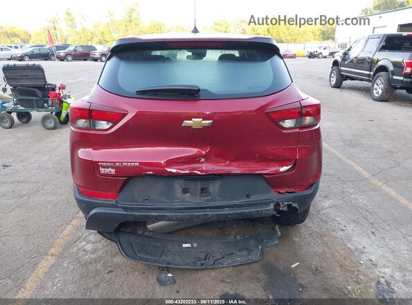 KL79MMS26MB142068 2021 CHEVROLET TRAILBLAZER Red 