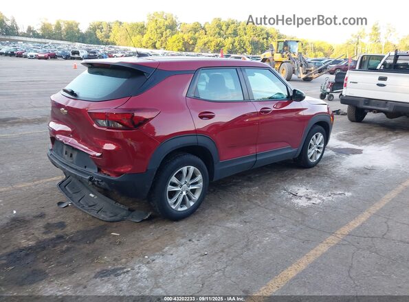 KL79MMS26MB142068 2021 CHEVROLET TRAILBLAZER Red Rear right