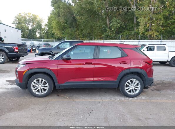 KL79MMS26MB142068 2021 CHEVROLET TRAILBLAZER Red 360 interior view