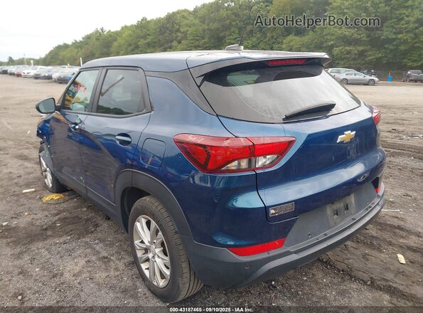 KL79MNSL9MB030508 2021 CHEVROLET TRAILBLAZER Blue Trasero izquierdo