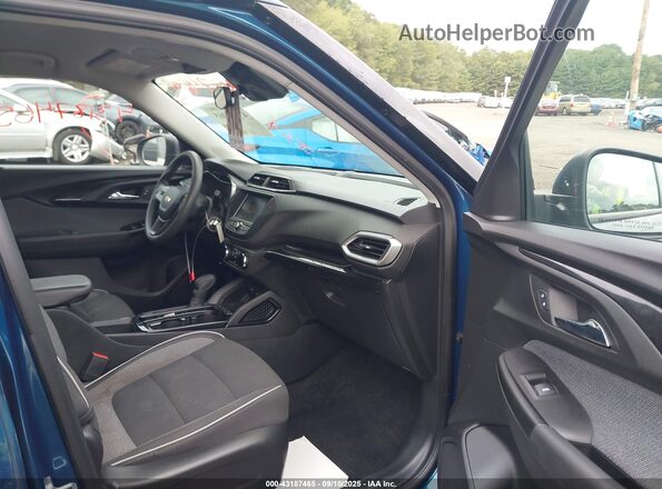 KL79MNSL9MB030508 2021 CHEVROLET TRAILBLAZER Blue Vista interior delantera