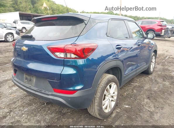KL79MNSL9MB030508 2021 CHEVROLET TRAILBLAZER Blue Trasero derecho