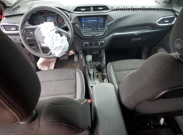 KL79MPSL0MB016136 2021 CHEVROLET TRAILBLAZER Red Առջևի վահանակի տեսք