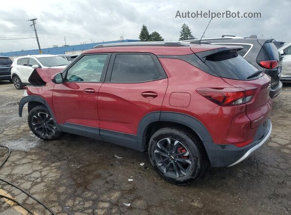 KL79MPSL0MB016136 2021 CHEVROLET TRAILBLAZER Red Հետևի ձախ