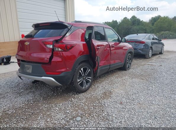 KL79MPSL2MB134205 2021 CHEVROLET TRAILBLAZER Red Rear right