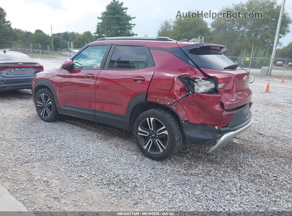 KL79MPSL2MB134205 2021 CHEVROLET TRAILBLAZER Red Rear left