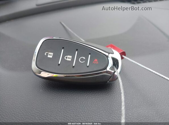 KL79MPSL2MB134205 2021 CHEVROLET TRAILBLAZER Red Dashboard view