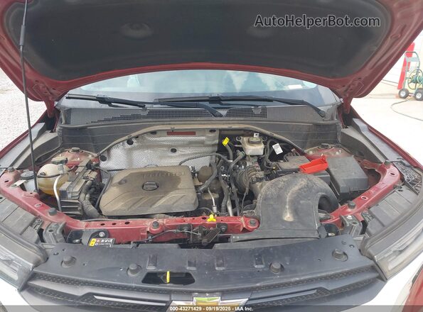 KL79MPSL2MB134205 2021 CHEVROLET TRAILBLAZER Red Rear view