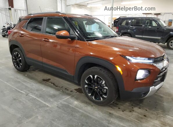 KL79MRSL4MB016863 2021 CHEVROLET TRAILBLAZER Brown Przód prawy