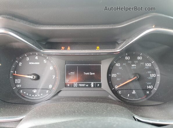 KL79MRSL5MB123341 2021 CHEVROLET TRAILBLAZER Gray ხელსაწყოთა პანელის ხედი