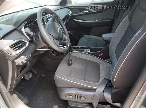 KL79MRSL5MB123341 2021 CHEVROLET TRAILBLAZER Gray წინა სალონის ხედი