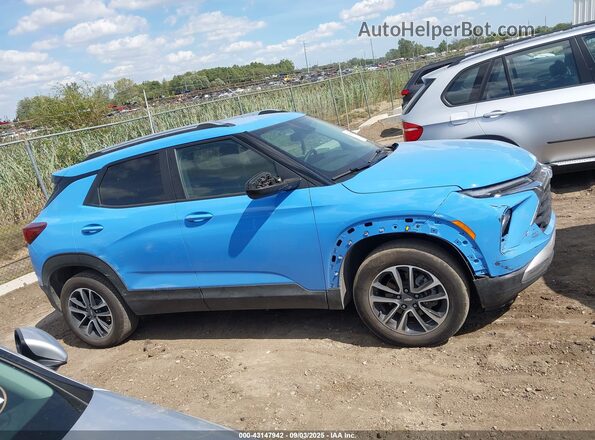 KL79MRSL8RB184531 2024 CHEVROLET TRAILBLAZER Light Blue Rear interior view