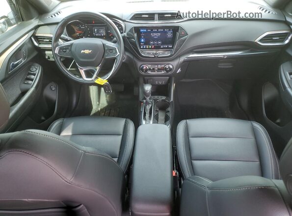 KL79MSSL0MB079384 2021 CHEVROLET TRAILBLAZER Gray Dashboard view