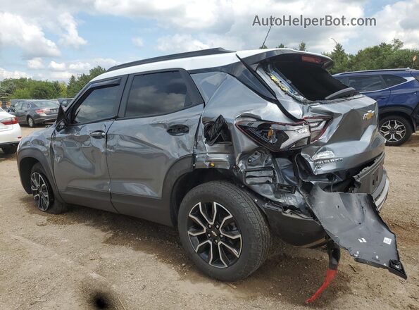 KL79MSSL0MB079384 2021 CHEVROLET TRAILBLAZER Gray Rear left