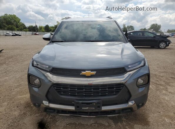 KL79MSSL0MB079384 2021 CHEVROLET TRAILBLAZER Gray Front view
