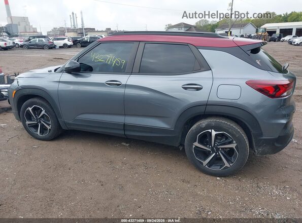 KL79MTSL3MB156237 2021 CHEVROLET TRAILBLAZER Gray სალონის 360-გრადუსიანი ხედი