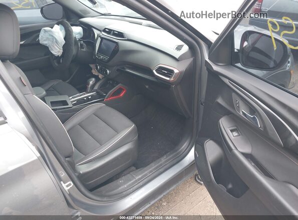 KL79MTSL3MB156237 2021 CHEVROLET TRAILBLAZER Gray წინა სალონის ხედი