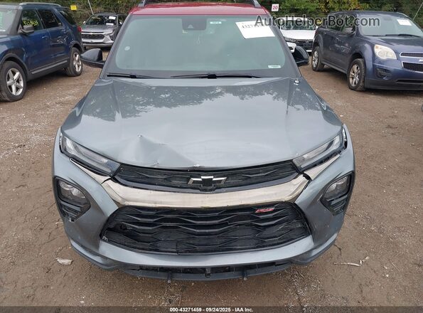 KL79MTSL3MB156237 2021 CHEVROLET TRAILBLAZER Gray ხელსაწყოთა პანელის ხედი
