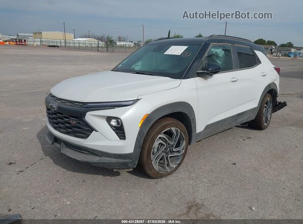 KL79MTSL8SB068958 2025 CHEVROLET TRAILBLAZER White Передня ліва чверть