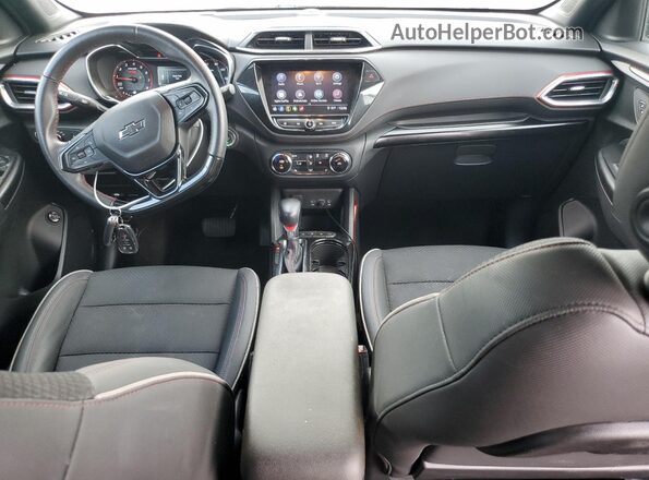 KL79MUSL8MB128391 2021 CHEVROLET TRAILBLAZER Red წინა პანელის ხედი