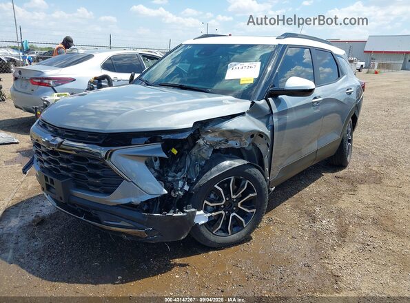 KL79MVSL0SB069887 2025 CHEVROLET TRAILBLAZER Gray Передня ліва чверть