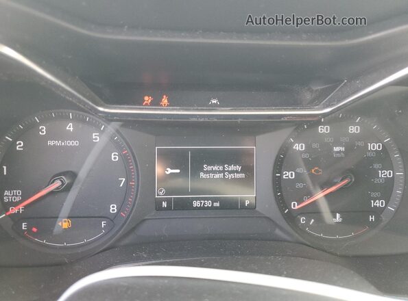 KL79MVSLXMB038696 2021 CHEVROLET TRAILBLAZER White Instrument cluster view