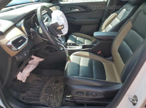 KL79MVSLXMB038696 2021 CHEVROLET TRAILBLAZER White Front interior view