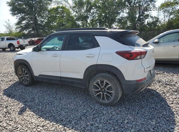 KL79MVSLXMB038696 2021 CHEVROLET TRAILBLAZER White Rear left