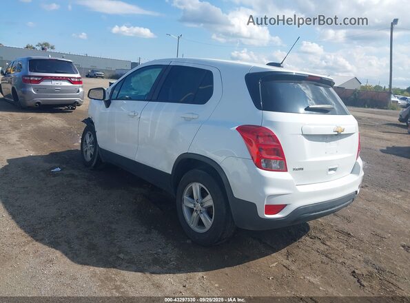 KL7CJKSB3LB056136 2020 CHEVROLET TRAX White Trasero izquierdo