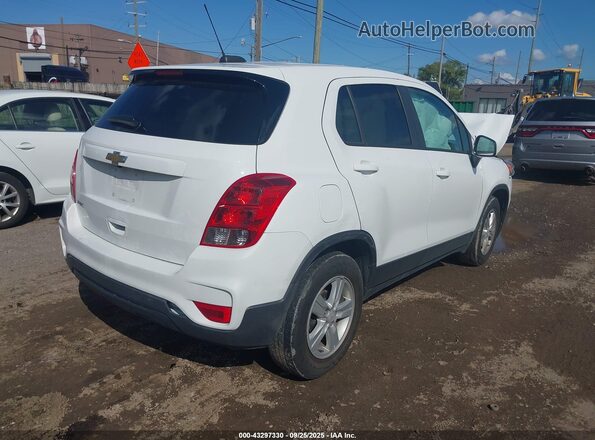 KL7CJKSB3LB056136 2020 CHEVROLET TRAX White Trasero derecho