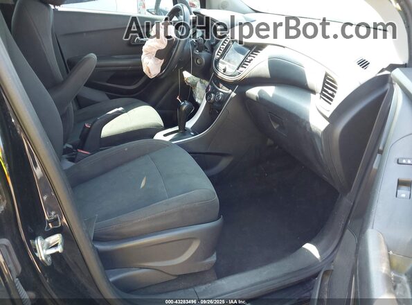 KL7CJKSB6LB020800 2020 CHEVROLET TRAX Black Widok wnętrza z przodu