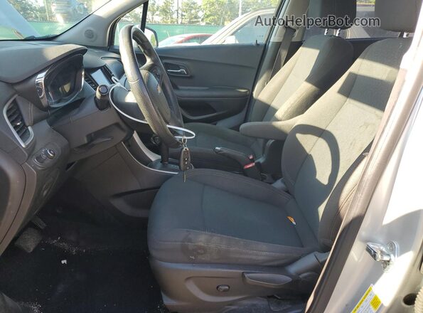 KL7CJKSBXMB326948 2021 CHEVROLET TRAX Silver Սալոնի դիմացի տեսք