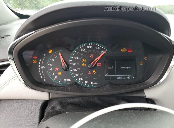 KL7CJKSM3NB544085 2022 CHEVROLET TRAX Silver Widok zestawu wskaźników