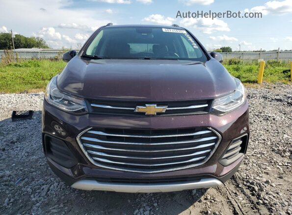 KL7CJLSB0MB323188 2021 CHEVROLET TRAX Burgundy Դիմացի տեսք