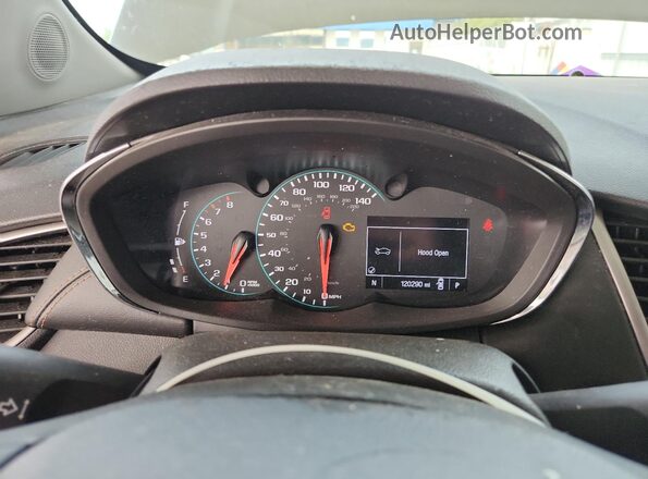 KL7CJLSB6KB815219 2019 CHEVROLET TRAX Silver Widok zestawu wskaźników