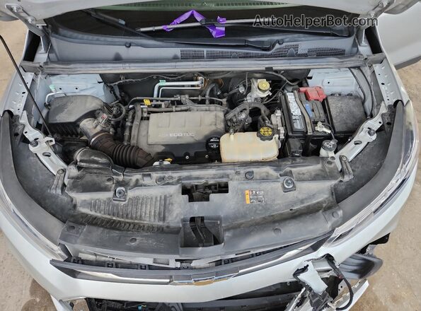 KL7CJLSB6KB815219 2019 CHEVROLET TRAX Silver Widok komory silnika