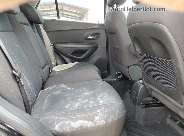 KL7CJNSBXLB089264 2020 CHEVROLET TRAX Black Widok wnętrza z tyłu