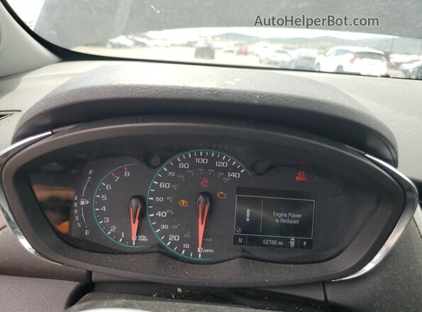 KL7CJNSBXLB089264 2020 CHEVROLET TRAX Black Widok zestawu wskaźników