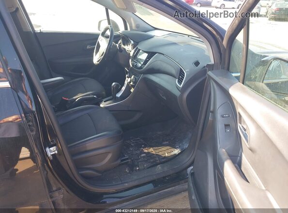 KL7CJPSB8KB813298 2019 CHEVROLET TRAX Black Вид салону спереду
