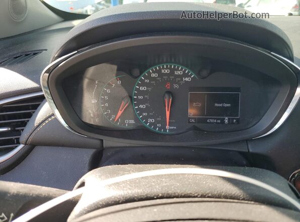 KL7CJPSB8KB928872 2019 CHEVROLET TRAX White Instrument cluster view