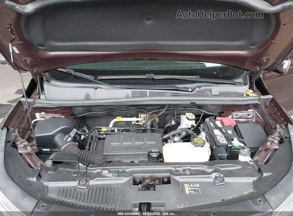 KL7CJPSB8MB349867 2021 CHEVROLET TRAX Maroon Rear view