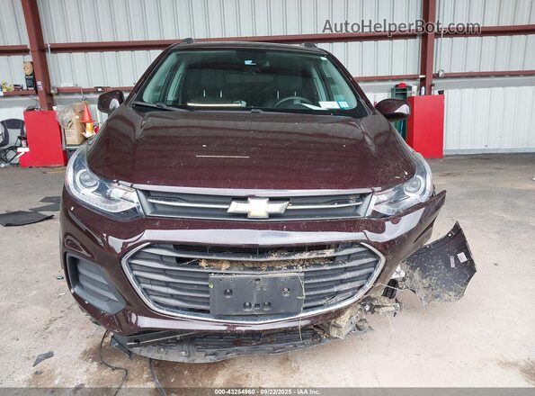 KL7CJPSB8MB349867 2021 CHEVROLET TRAX Maroon Dashboard view