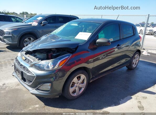 KL8CB6SA2LC462376 2020 CHEVROLET SPARK Gray Առջևի ձախ երեք քառորդ տեսարան