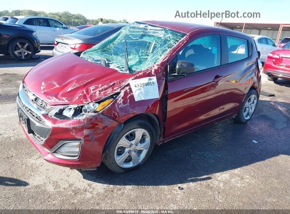 KL8CB6SA4NC014983 2022 CHEVROLET SPARK Красный Передняя левая четверть
