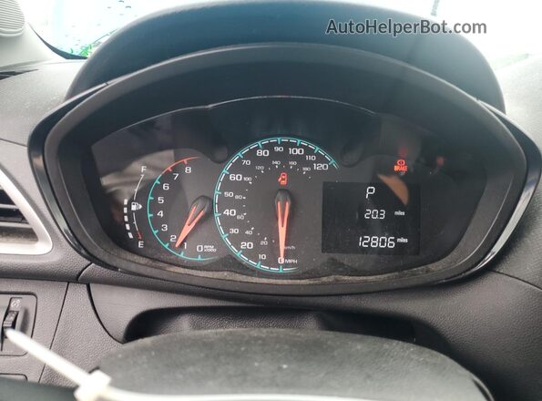 KL8CB6SA5MC728796 2021 CHEVROLET SPARK Blue Вид щитка приладів