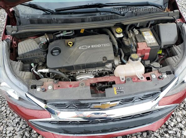 KL8CB6SA6NC020428 2022 CHEVROLET SPARK Бордовый Вид задней части салона