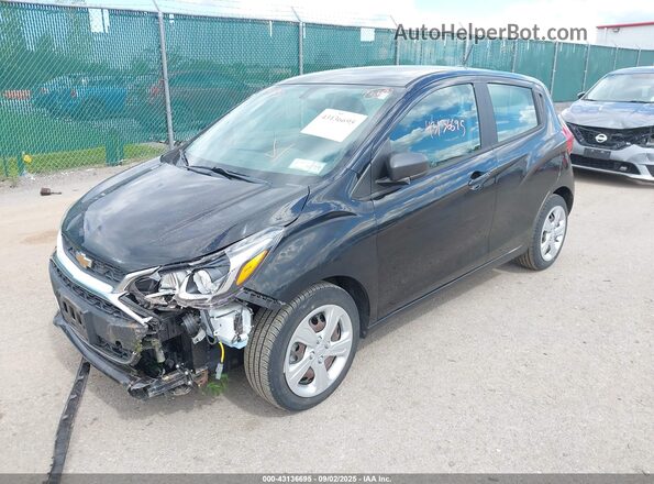 KL8CB6SA7LC461224 2020 CHEVROLET SPARK Черный Передняя левая четверть