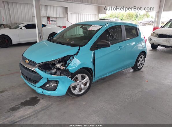 KL8CB6SA8MC715752 2021 CHEVROLET SPARK Blue Передня ліва чверть