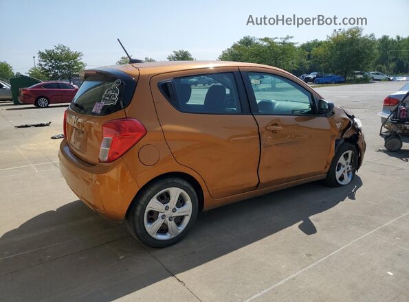 KL8CB6SAXLC402409 2020 CHEVROLET SPARK Orange Rear right