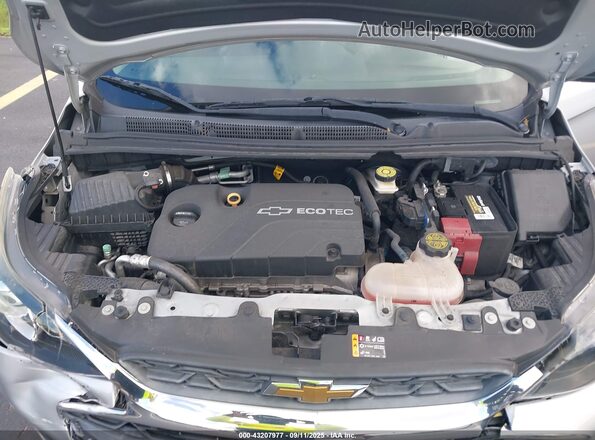 KL8CD6SA2MC707091 2021 CHEVROLET SPARK Silver Widok z tyłu
